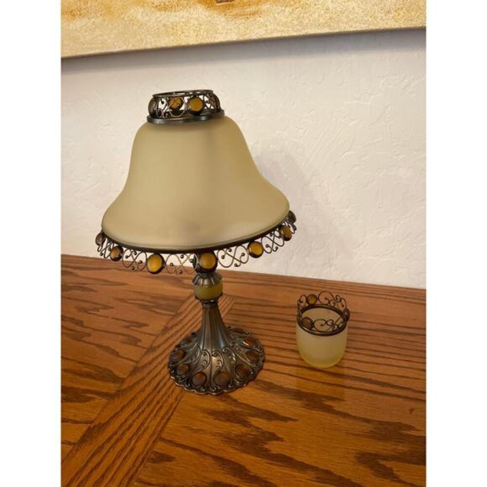 Party Lite votive lamp and mini votive set